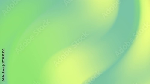 A vibrant abstract background featuring a smooth green and yellow tint gradient