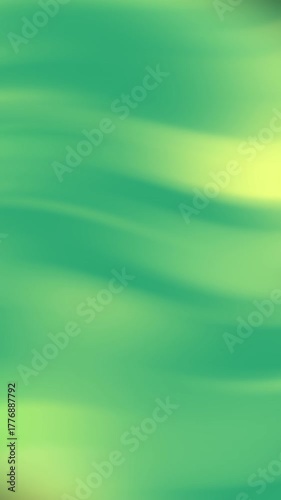 An abstract green and yellow tint gradient with soft, flowing waves. This calm and modern animated background is ideal for presentations or websites