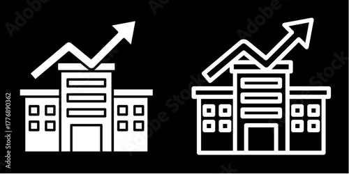 Rapid Scale Up  Icon Set White Mix Style Collection