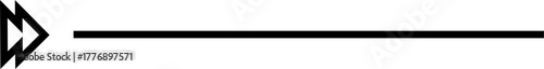 Black fast forward or next track icon followed by a horizontal line on a white background.