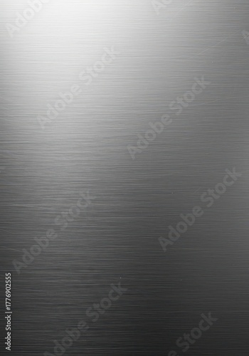High resolution abstract background featuring a cool gray brushed aluminum panel with horizontal grain and industrial metallic shine, alloy, wallpaper, horizontal