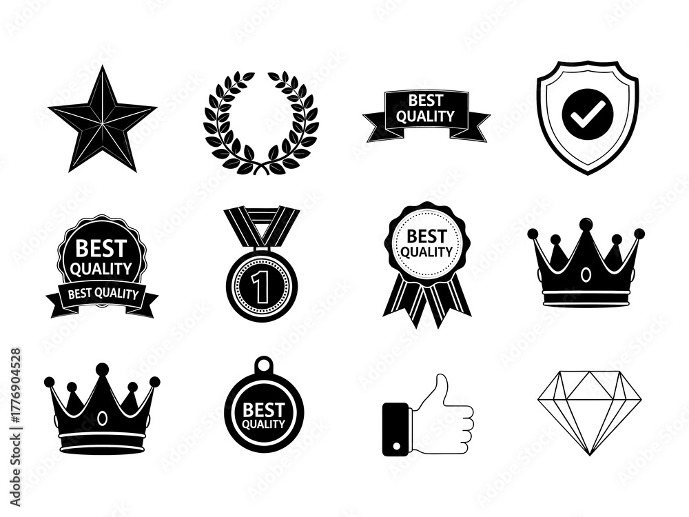 Naklejka premium Bast Quality Vector Icons