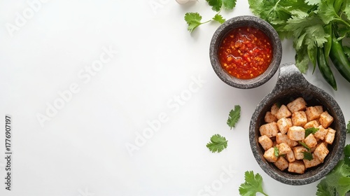 Wallpaper Mural Spicy food ingredients Torontodigital.ca