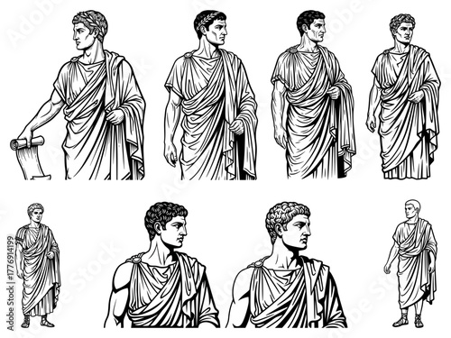 Man in Ancient Toga