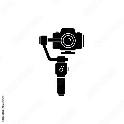 Camera Gimbal Stabilizer Icon.