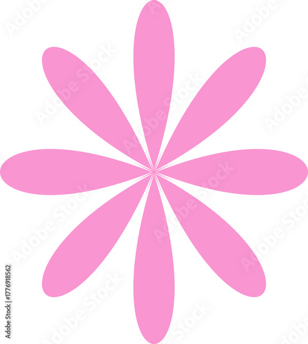 pink flower vector illustration