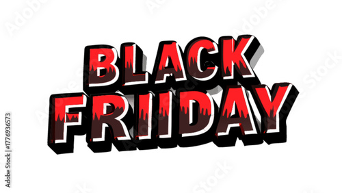 Black friday promotional text