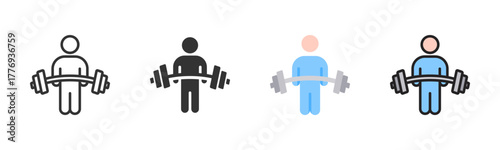 Exercise Icon Pack In Multiple Styles