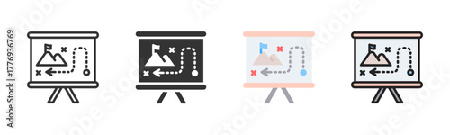 Strategy Icon Pack In Multiple Styles