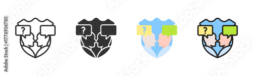 Interrogation Icon Pack In Multiple Styles