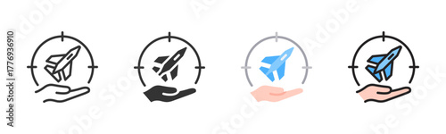 Mission Icon Pack In Multiple Styles