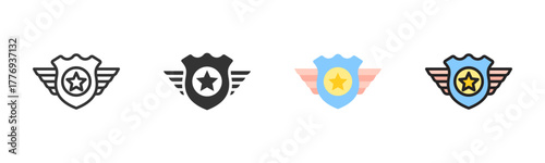 Defense Icon Pack In Multiple Styles