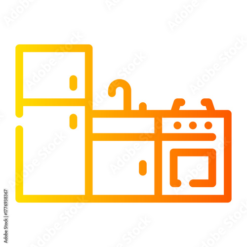 kitchen gradient icon