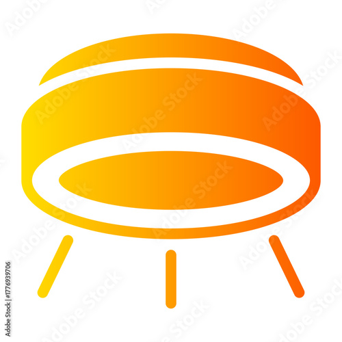 ceiling lamp gradient icon