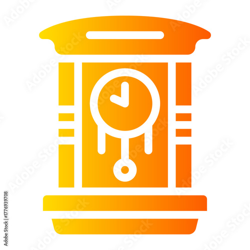 clock gradient icon