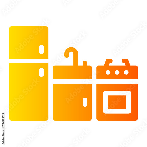 kitchen gradient icon