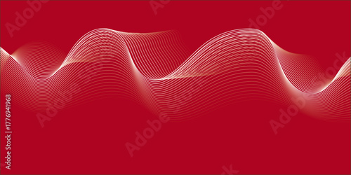 Abstract red background with lines elegant striped diagonal line technology concept web texture. Trendy geometric stripe of smooth wave blend lines .