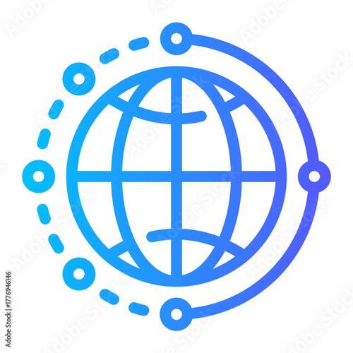 internet gradient icon