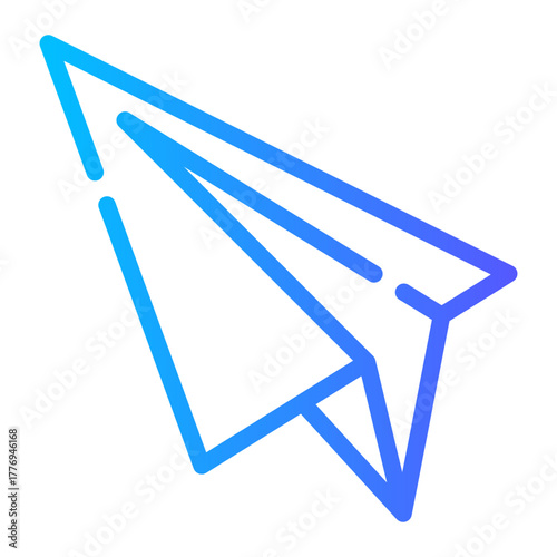 send message gradient icon