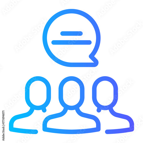 social gradient icon