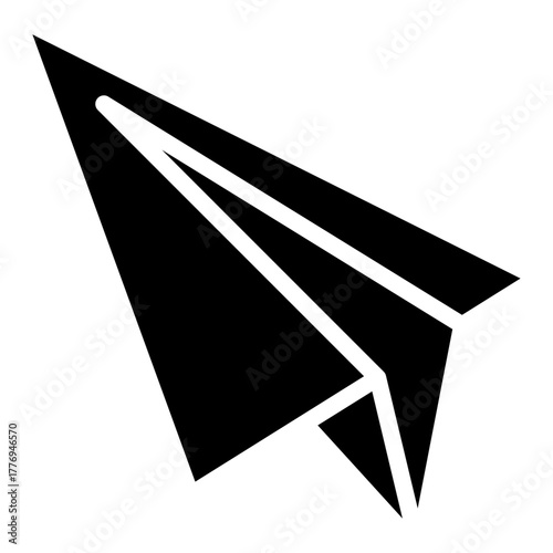 send message glyph icon