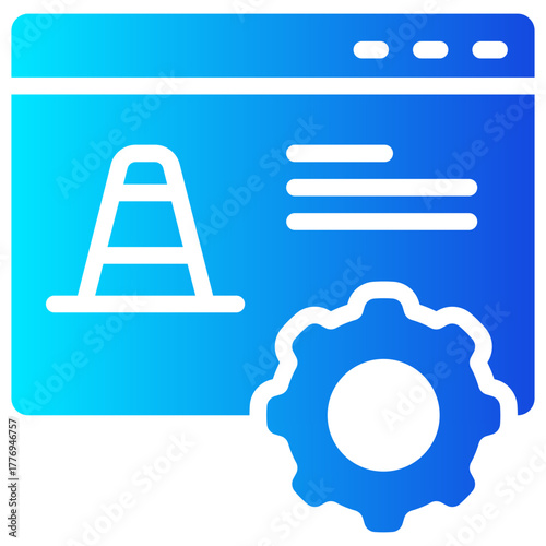 maintenance gradient fill icon