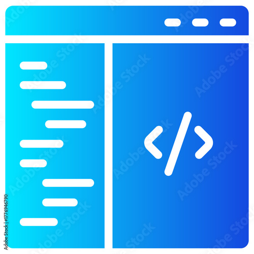 html gradient fill icon