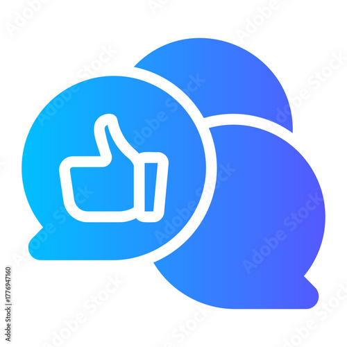 feedback gradient icon