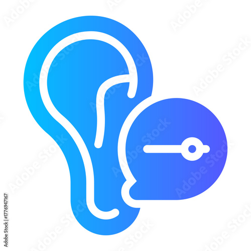 listening gradient icon