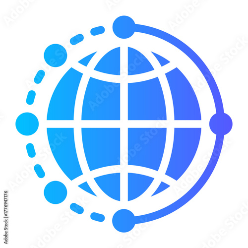 internet gradient icon