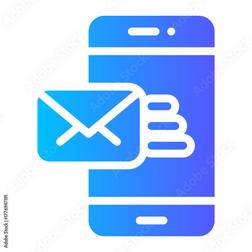 send email gradient icon
