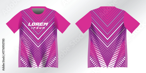 abstract purple and pink background pattern for sport jersey design mockup