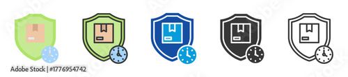 warranty period icon set multi style various collection