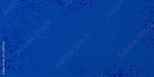 Design rectangle Blue Tech Finance Fintech Background Abstract Pixel Pattern. Transparant Abstract Business Tech Science Art Modern Simple