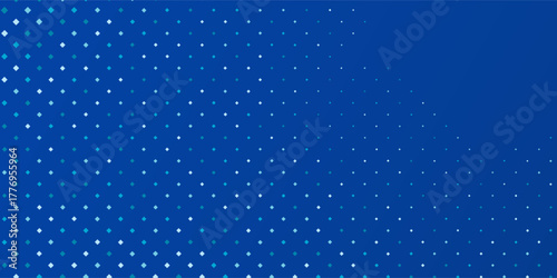 Rectangle Blue Tech Finance Fintech Background Abstract Pixel Pattern. Abstract Business Tech Science Illustration Art Modern