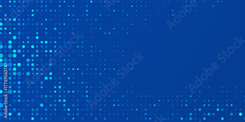 Simple Blue Tech Finance Fintech Background Abstract Pixel Pattern. Abstract Business Tech Science Art Modern Design