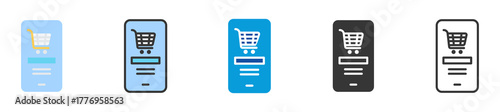 e commerce icon set multi style various collection