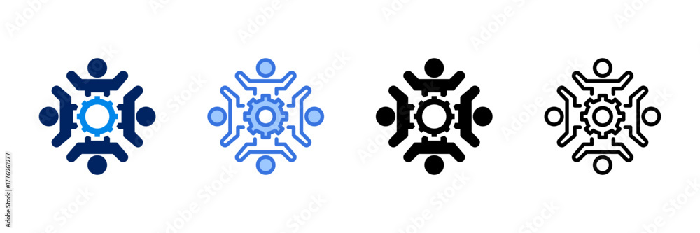 Together  Icon Set Different Style Collection 