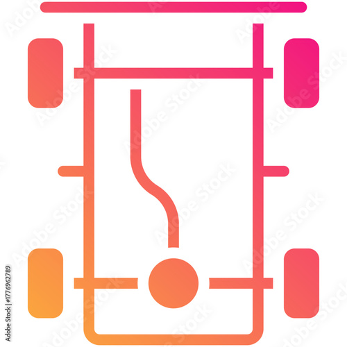 chassis gradient fill icon