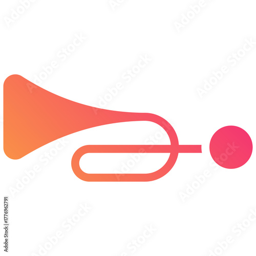 horn gradient fill icon
