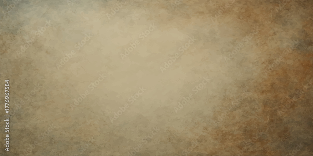 Obraz premium Vintage brown parchment paper texture with a stained, grungy surface for an aged antique design