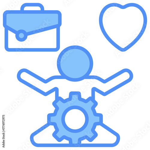 Work Life Balance Icon