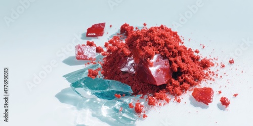 Future Food Professional Astaxanthin Red Algae Powder Modern Marine Wellness for Premium Health Supplement Marketing Content