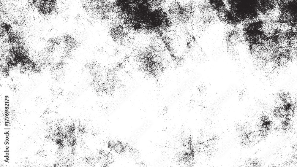 Fototapeta premium Black and White Grunge Noise Texture Overlay, Abstract Distressed Effect Background