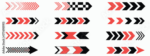 Racing stripes and motorsport  with checkered flags, drift stickers, and dynamic speed line decals perfect for car, bike, and truck wrap or branding design. vector collection