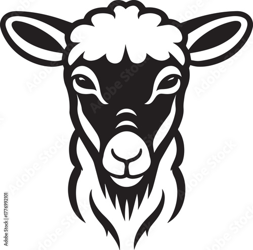 Lamb icon clean simple
