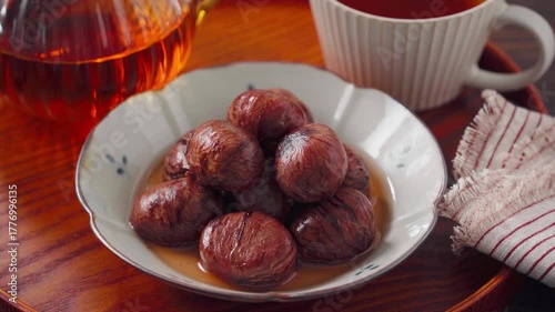 栗の渋皮煮｜秋の和風スイーツ