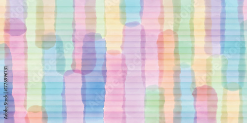 カラフル　水彩　幾何学　模様　背景