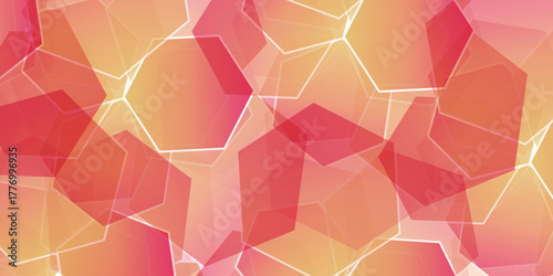 カラフル　和柄　幾何学　模様　背景