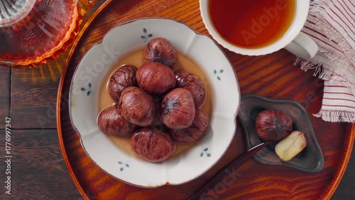 栗の渋皮煮｜秋の和風スイーツ